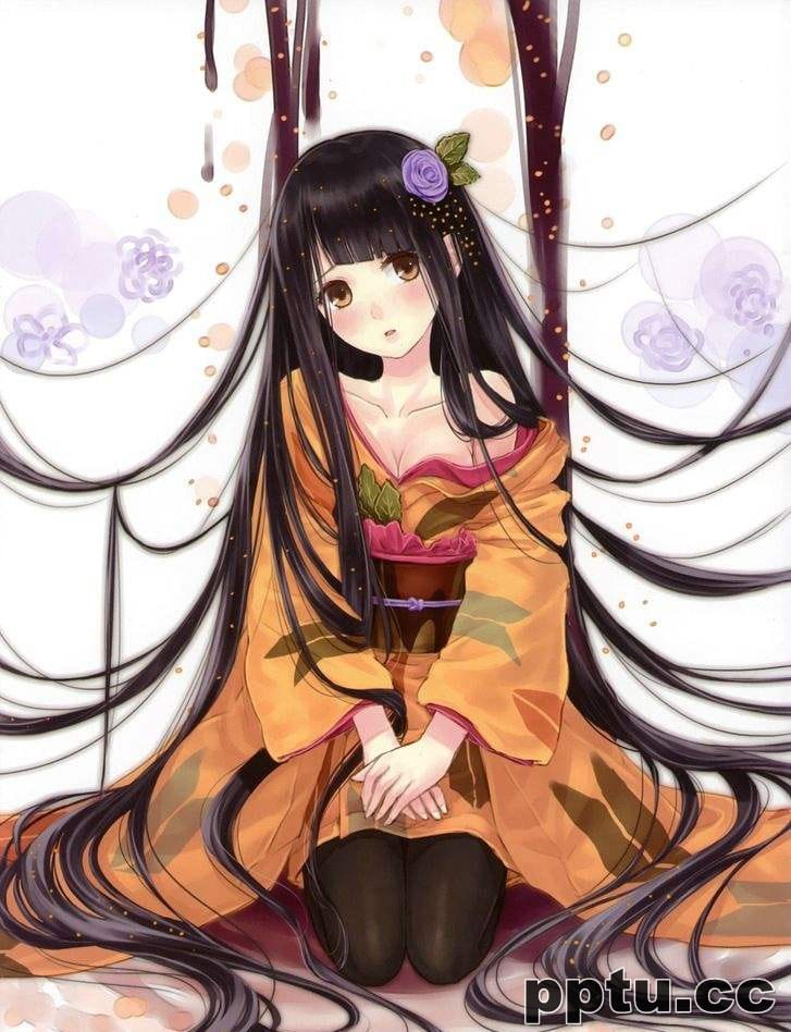 正面长发动漫美女精选图片-皮皮兔动漫