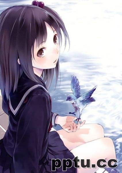 动漫美女侧面唯美图片合辑-皮皮兔动漫