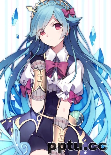 动漫美女手绘唯美插图-皮皮兔动漫