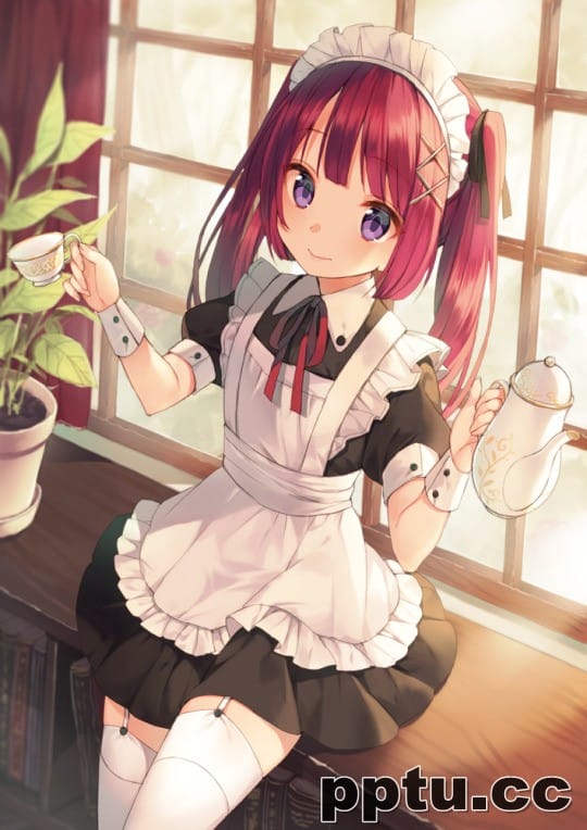 动漫美女手绘唯美插图