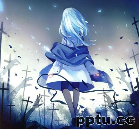 动漫美女背影唯美图片-皮皮兔动漫