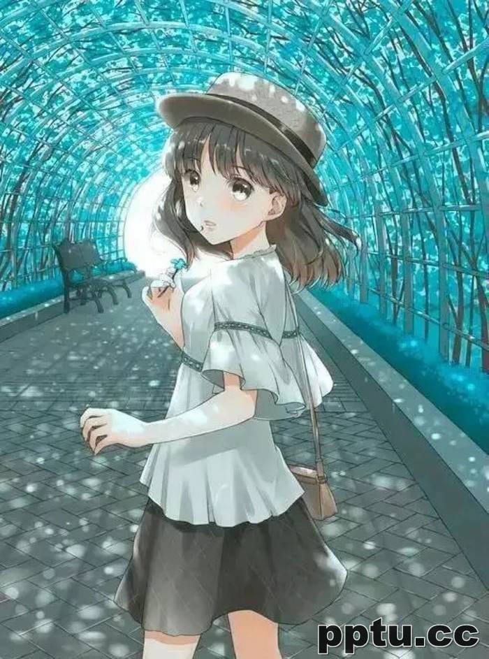 短发动漫美女图片唯美精选