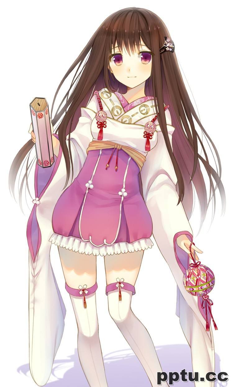 长发飘飘动漫美女精美图片