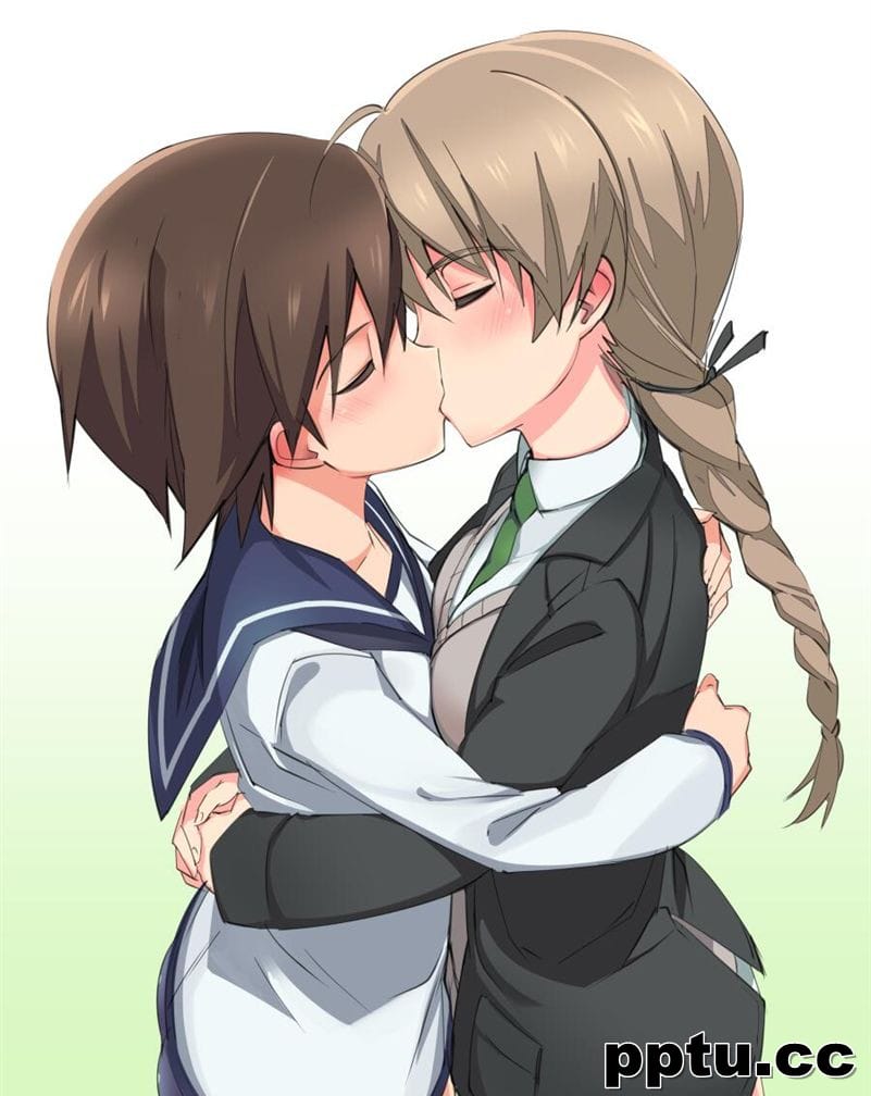 动漫美女亲吻图片高清精选