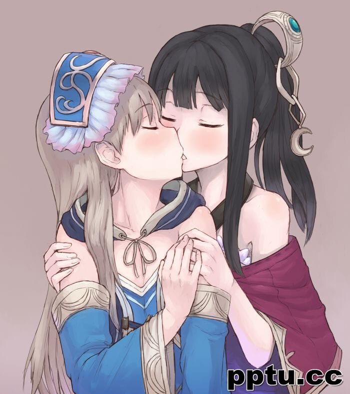 动漫美女亲吻图片高清精选