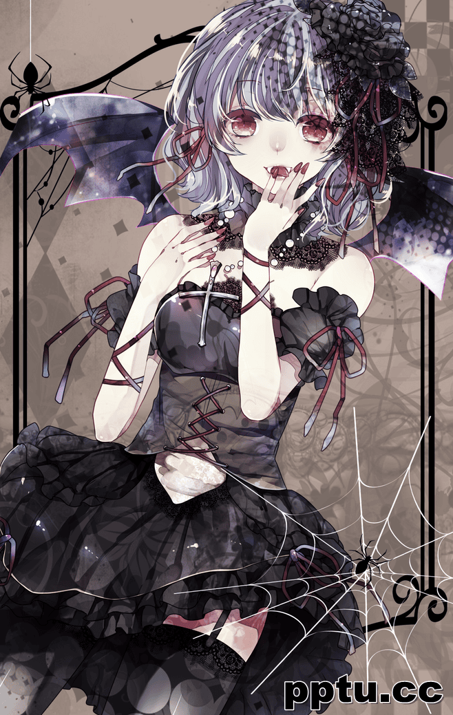 动漫美女冷酷高清精选图片