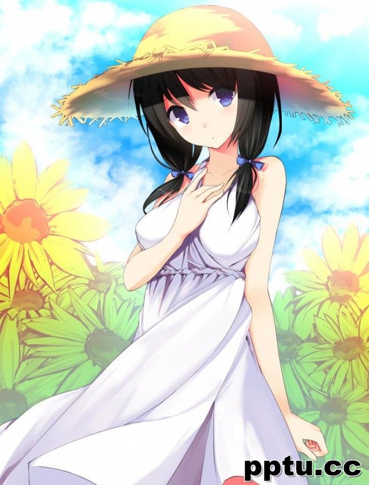 戴帽子动漫美女高清图集