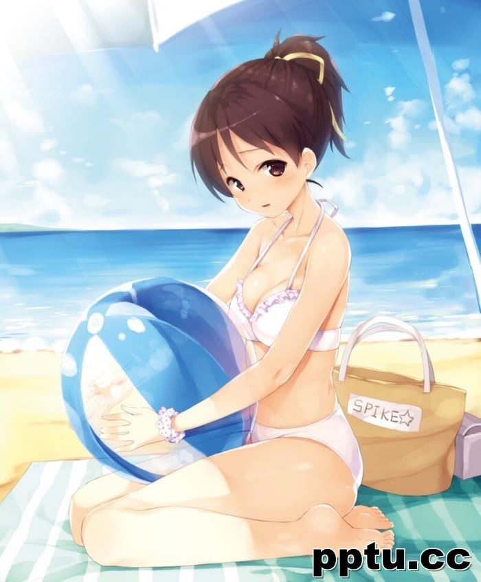 动漫沙滩美女泳装精选图片