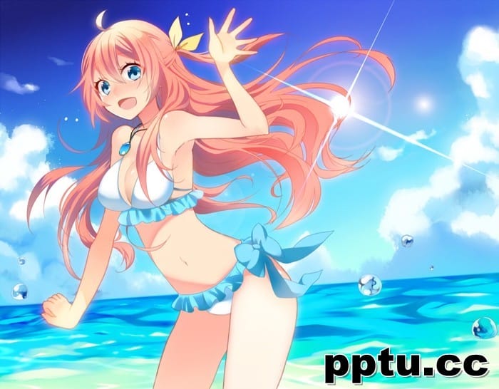 动漫沙滩美女泳装精选图片