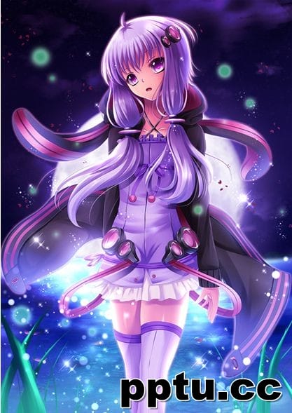 动漫紫发美女精选图片大全