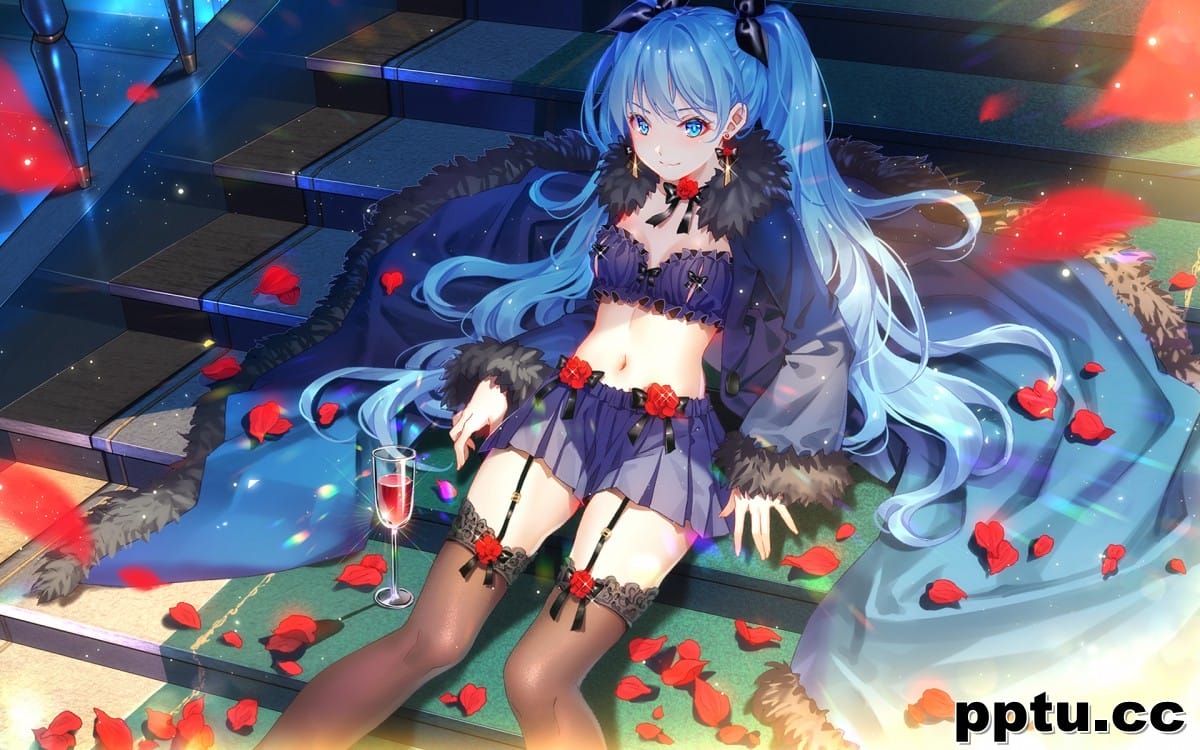 二次元动漫女孩插画壁纸-皮皮兔动漫