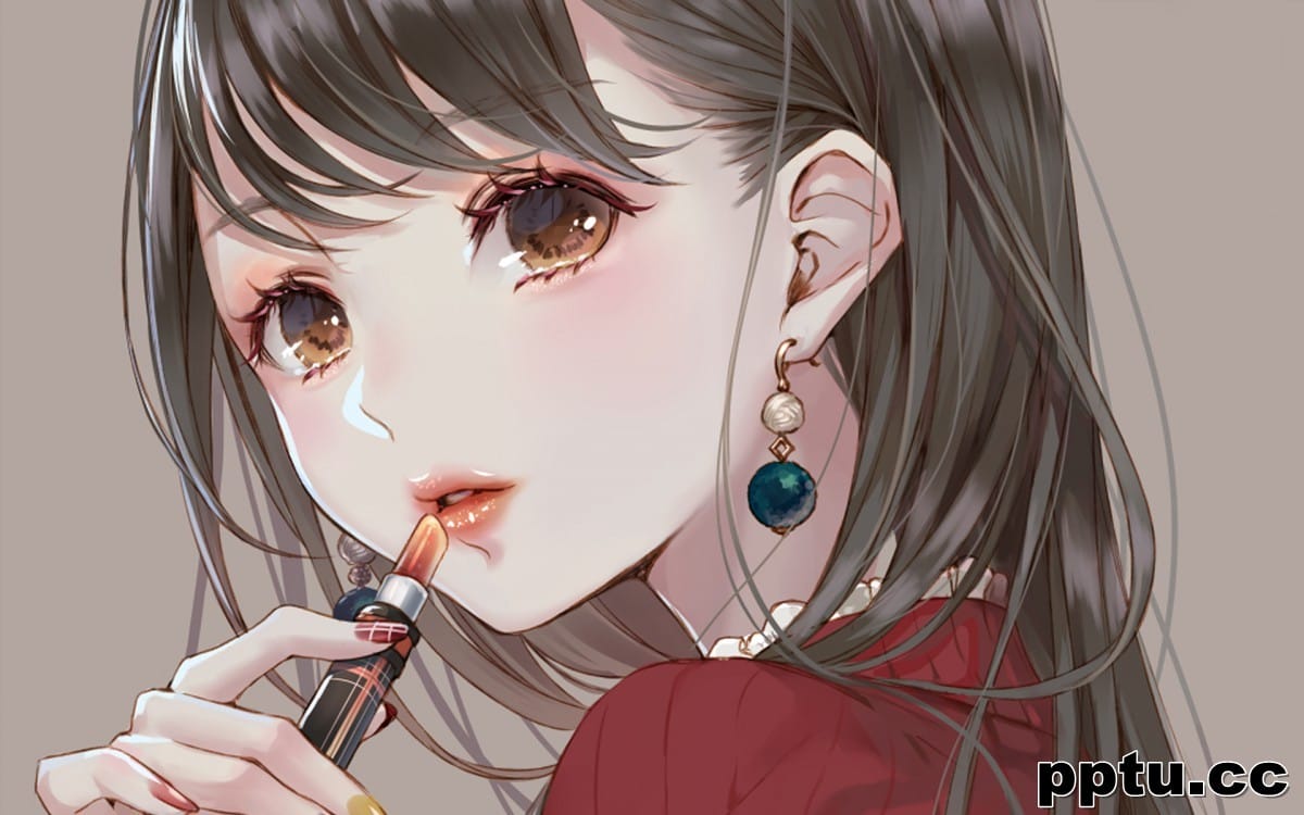 可爱的动漫美女头像图片-皮皮兔动漫