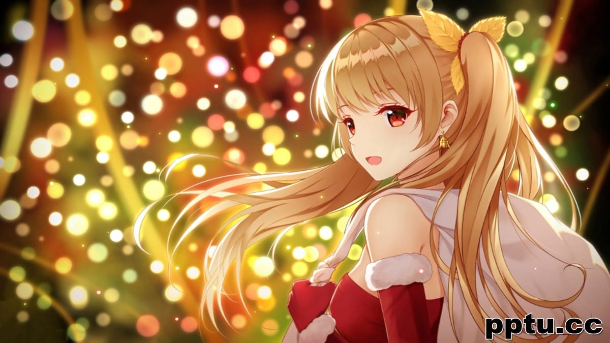 圣诞节动漫美女图片壁纸-皮皮兔动漫