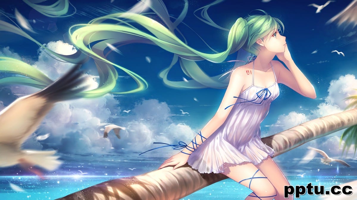 初音未来动漫少女图片壁纸-皮皮兔动漫