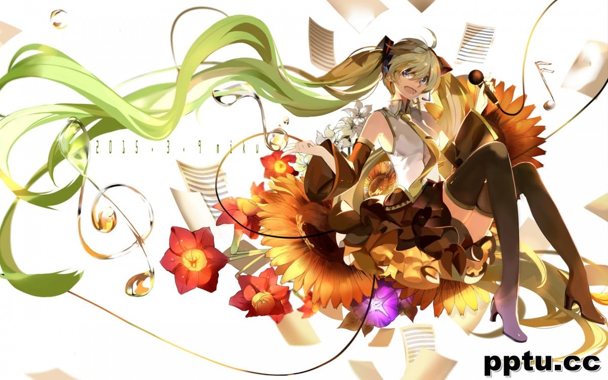 甜美初音未来壁纸大全