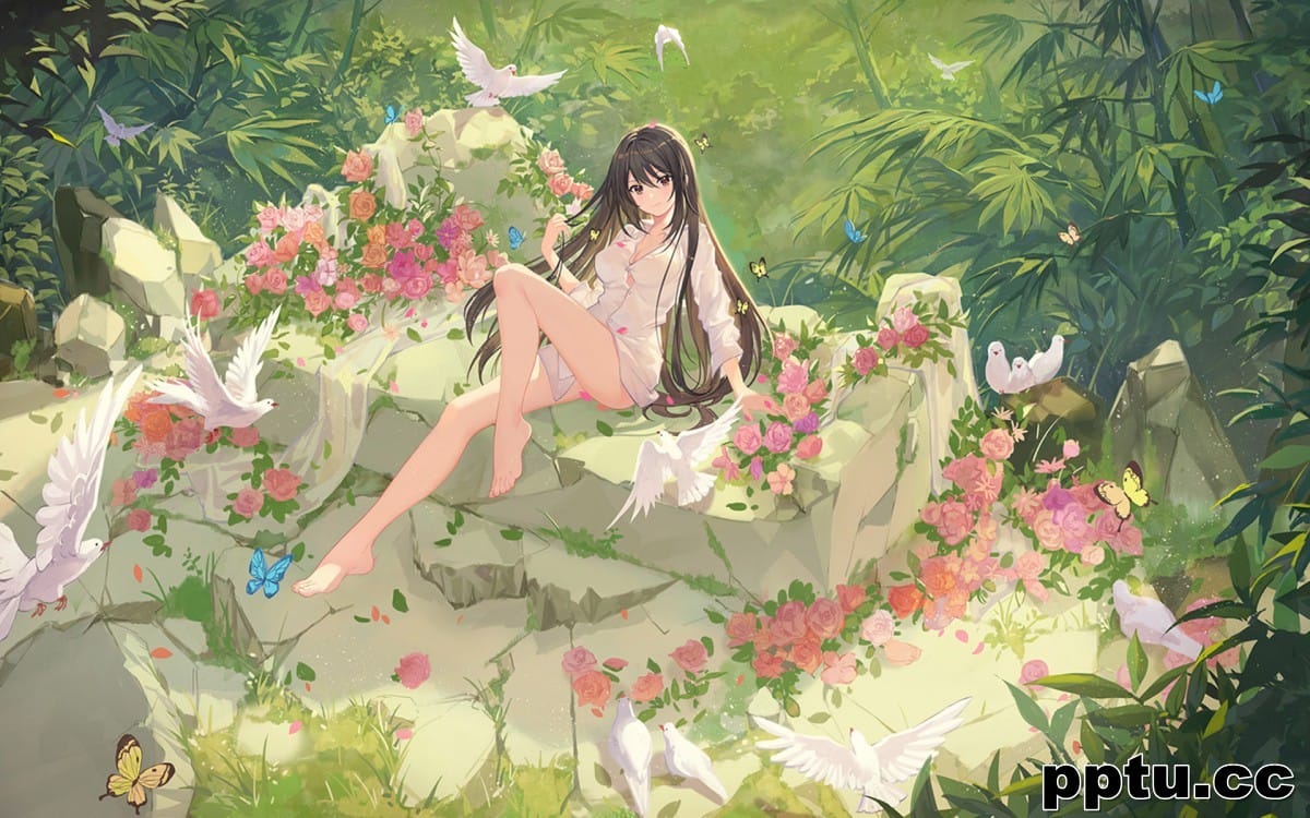 精致的动漫美女壁纸