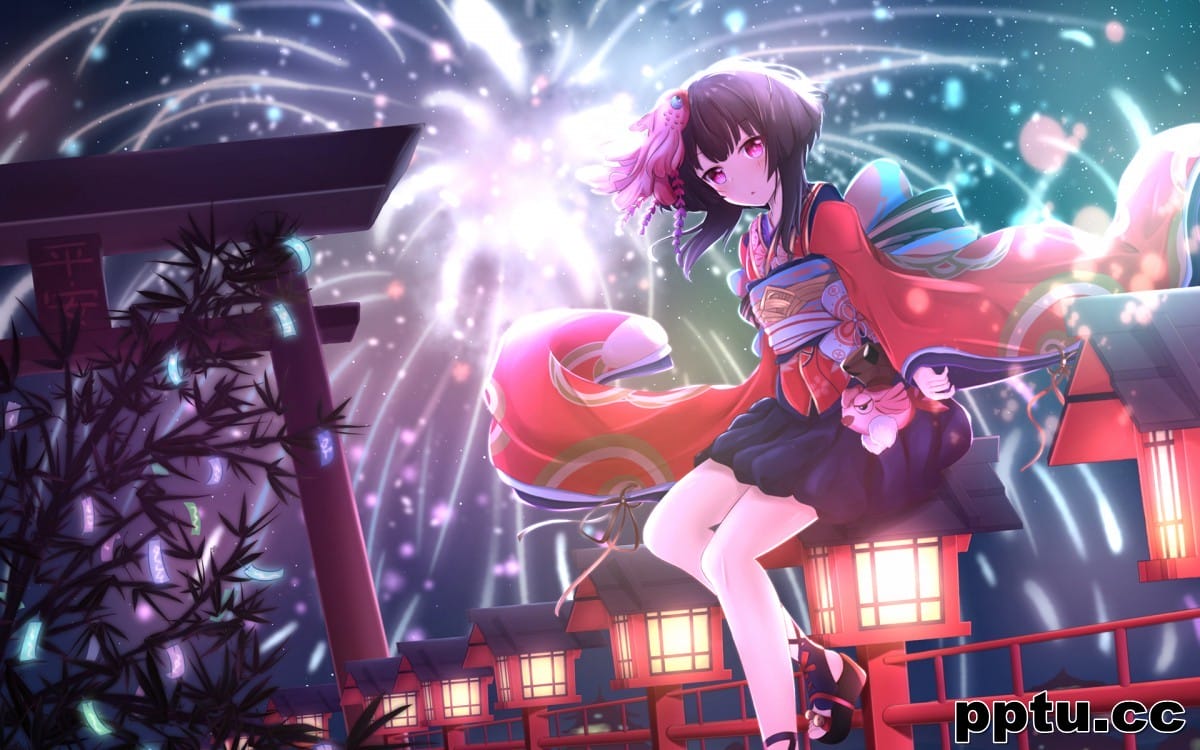 精致的动漫美女壁纸