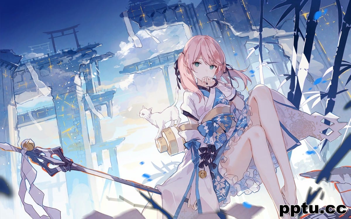 心动二次元美女动漫壁纸