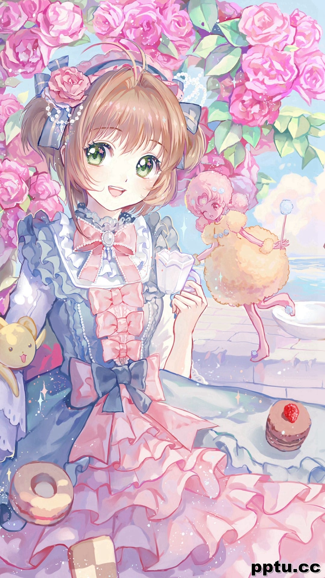 二次元美女高清手机壁纸-皮皮兔动漫