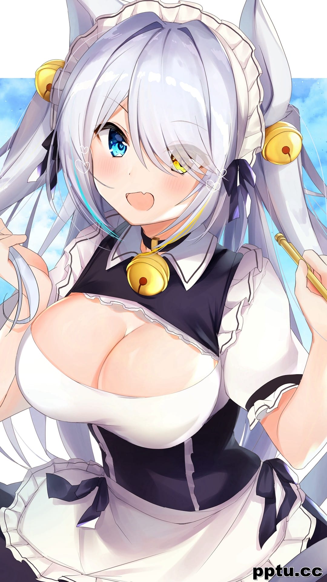 二次元唯美插画手机壁纸-皮皮兔动漫