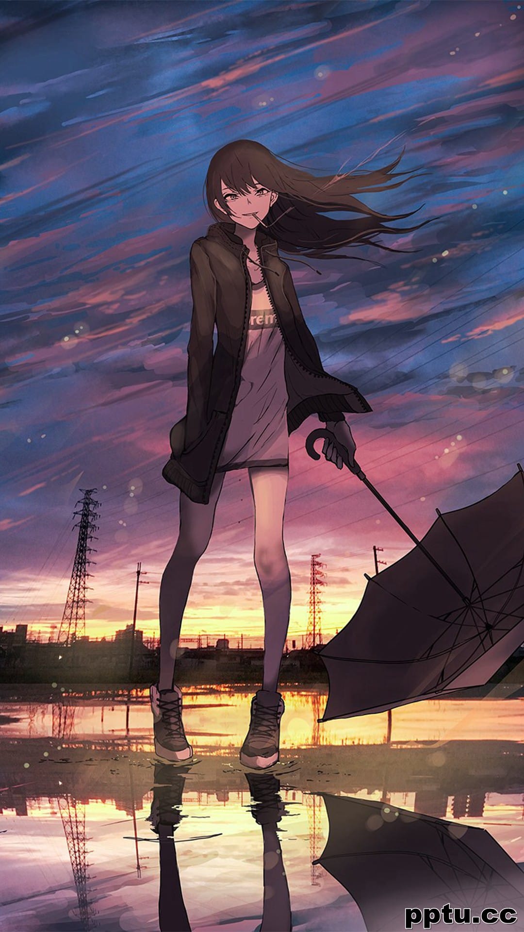 性感迷人的动漫美女手机壁纸-皮皮兔动漫