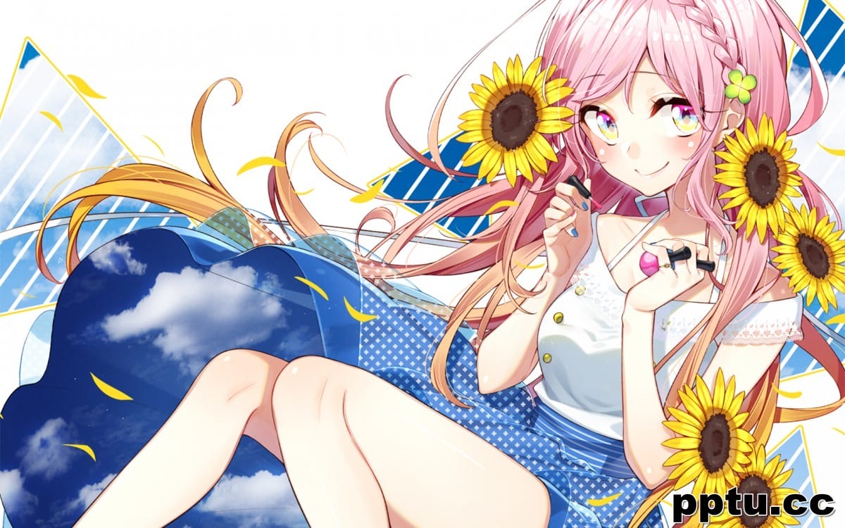 二次元甜美性感美女动漫壁纸