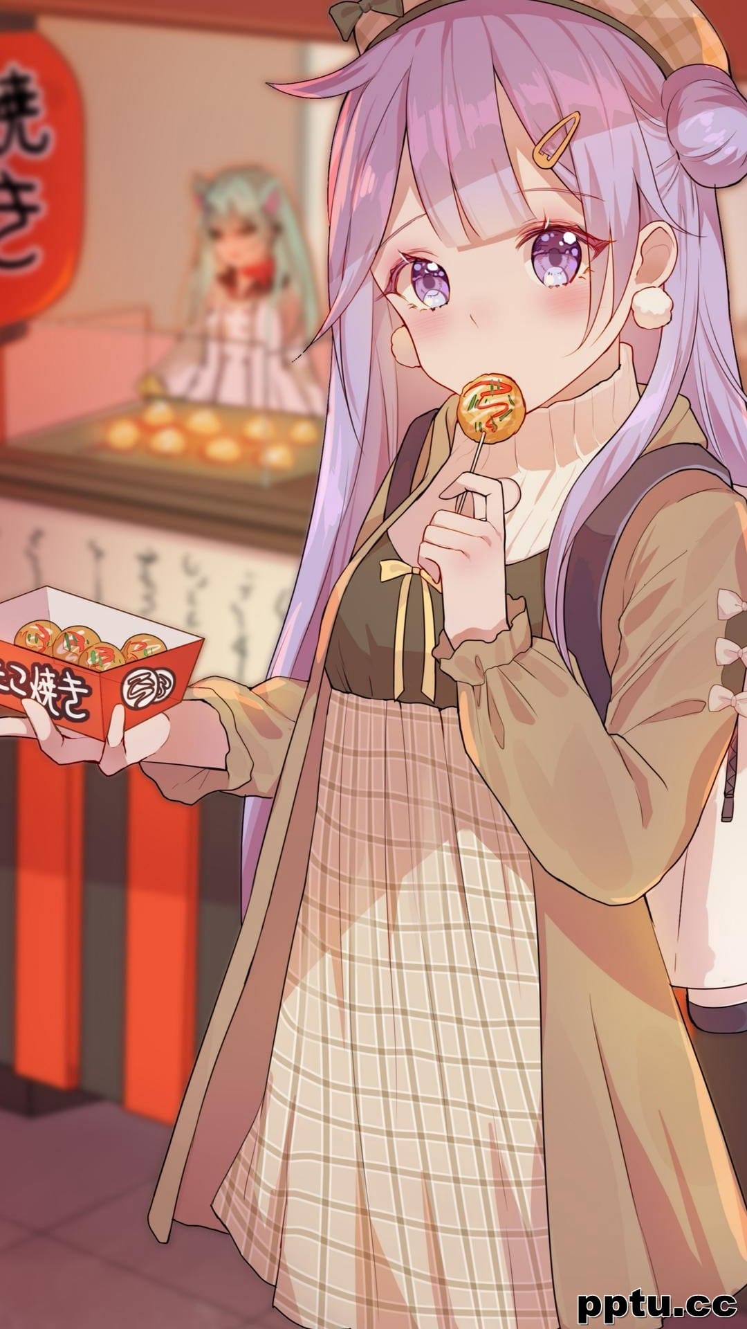 唯美动漫美女插画手机壁纸