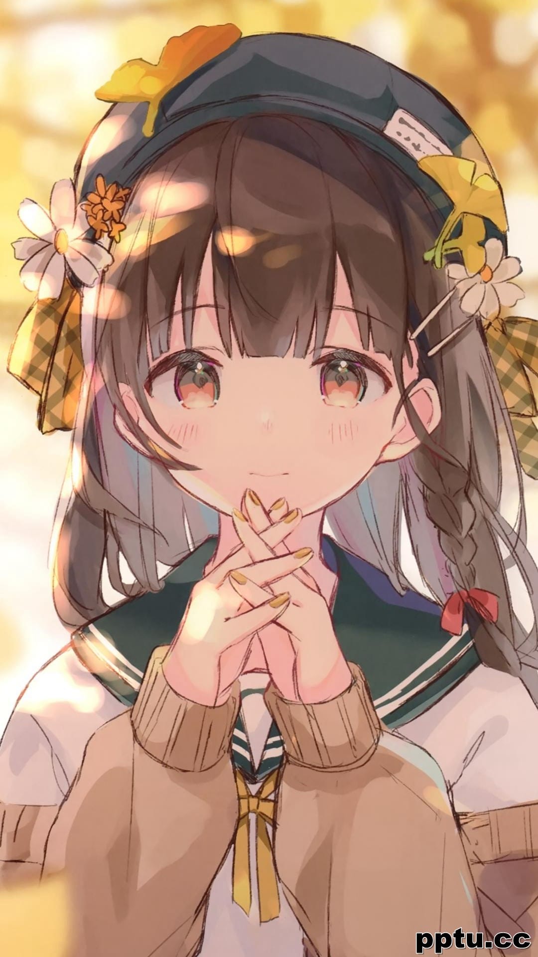 唯美动漫美女插画手机壁纸