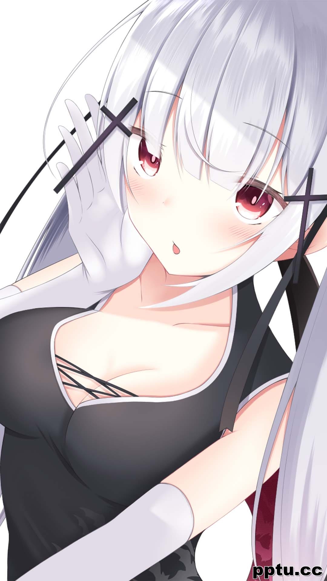 动漫美女性感插画手机壁纸-皮皮兔动漫