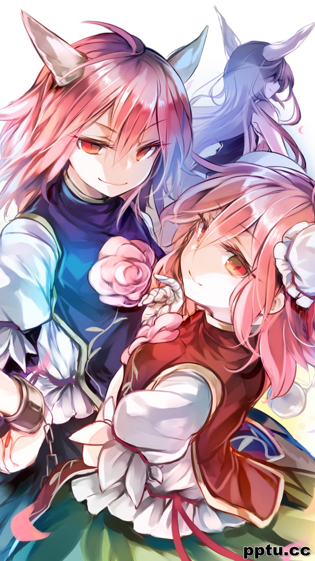 动漫美女性感插画手机壁纸