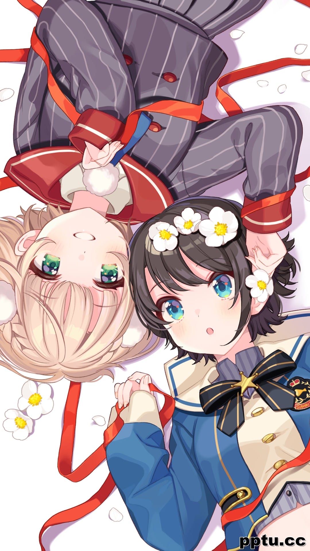 动漫美女性感插画手机壁纸