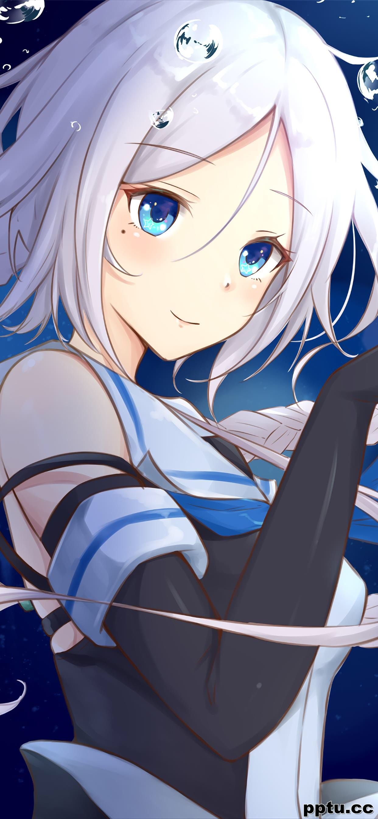 卡通二次元美少女高清手机壁纸