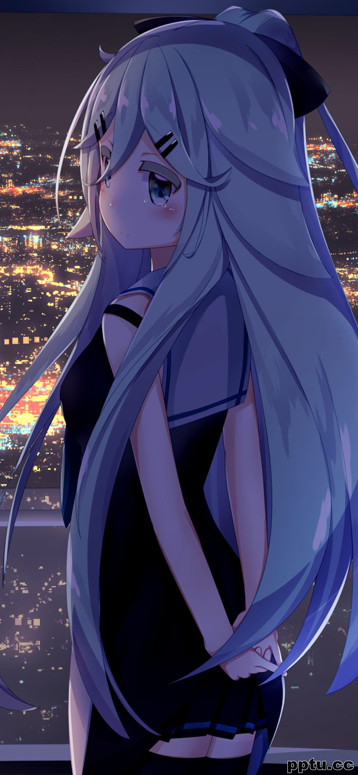 卡通二次元美少女高清手机壁纸