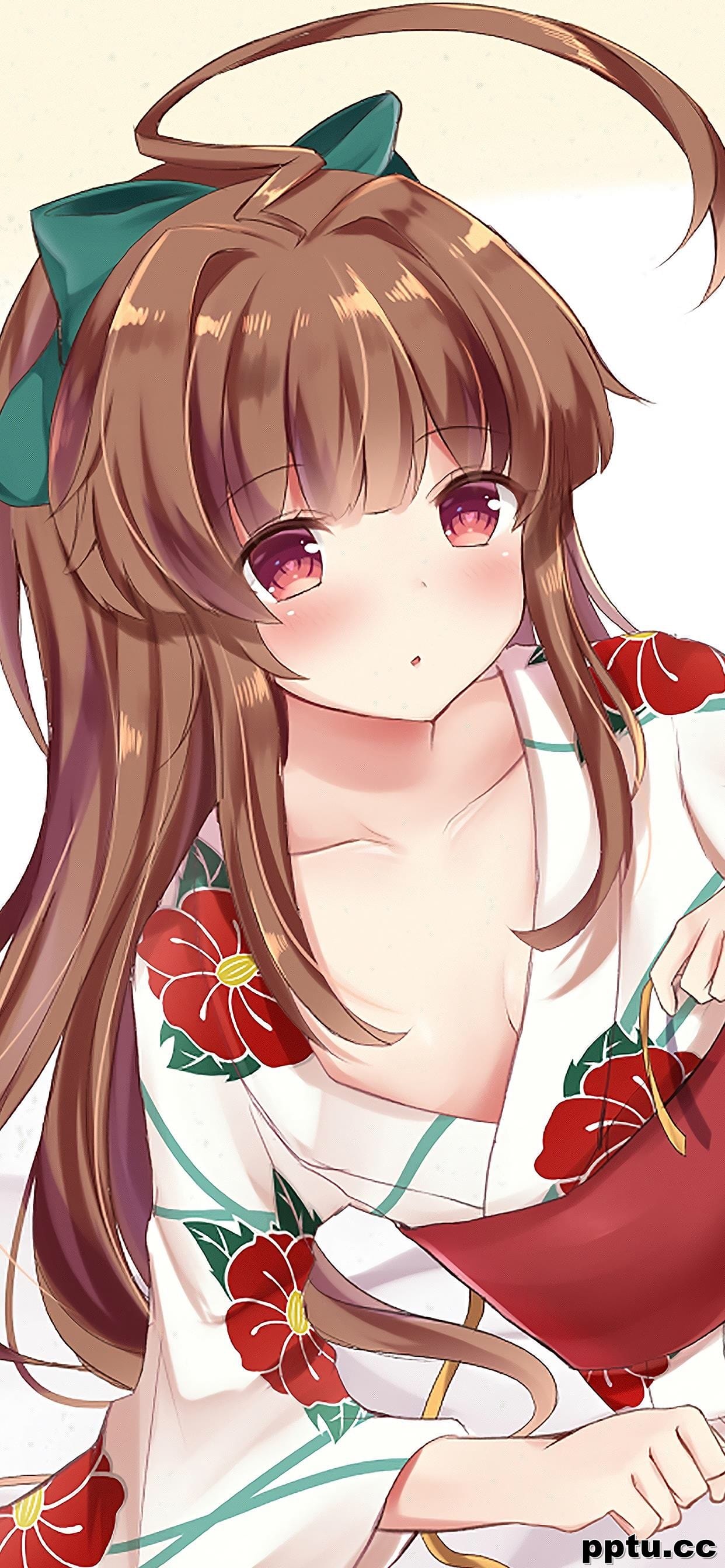 卡通二次元美少女高清手机壁纸