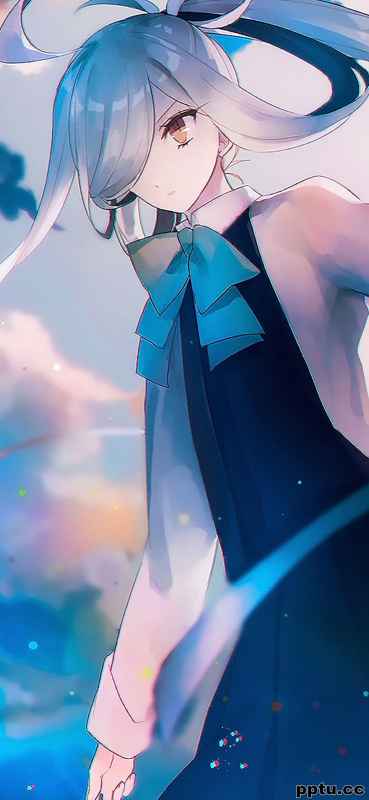 卡通二次元美少女高清手机壁纸