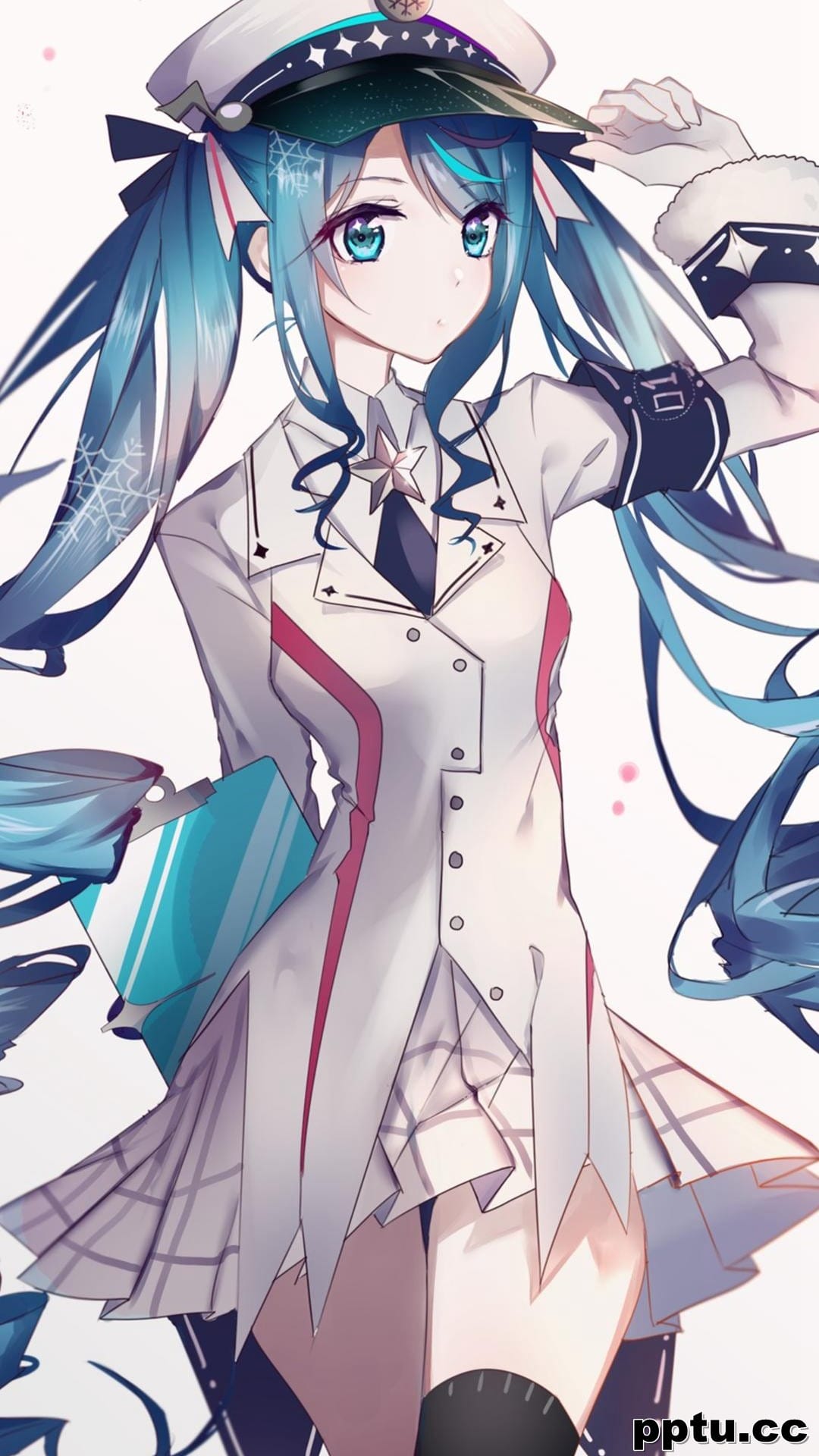 动漫美女唯美插画手机壁纸-皮皮兔动漫