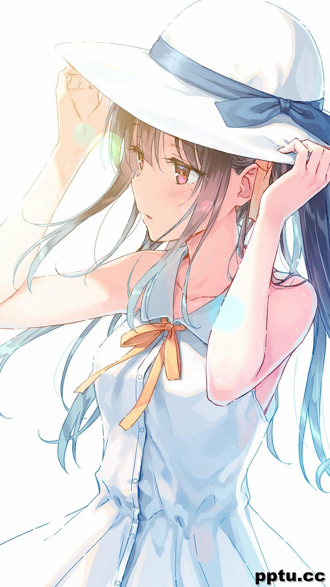 动漫美女唯美插画手机壁纸