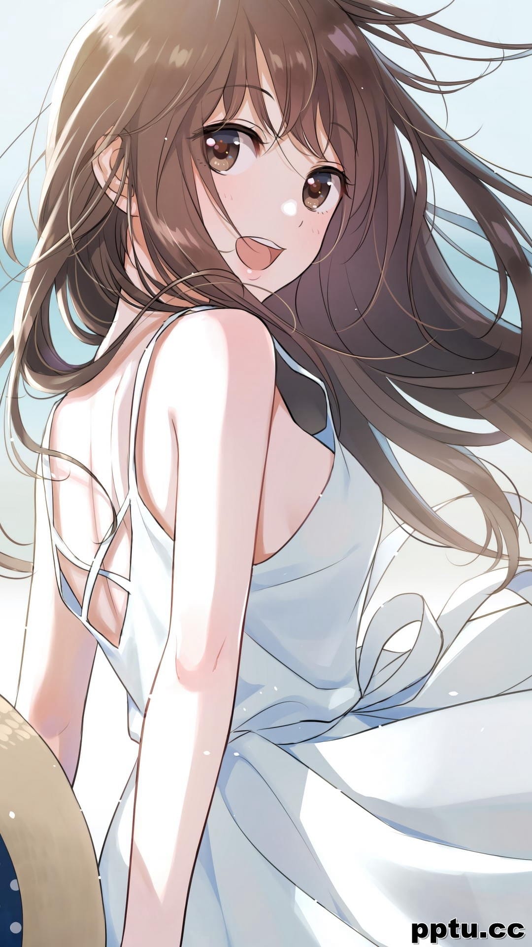 动漫美女唯美插画手机壁纸