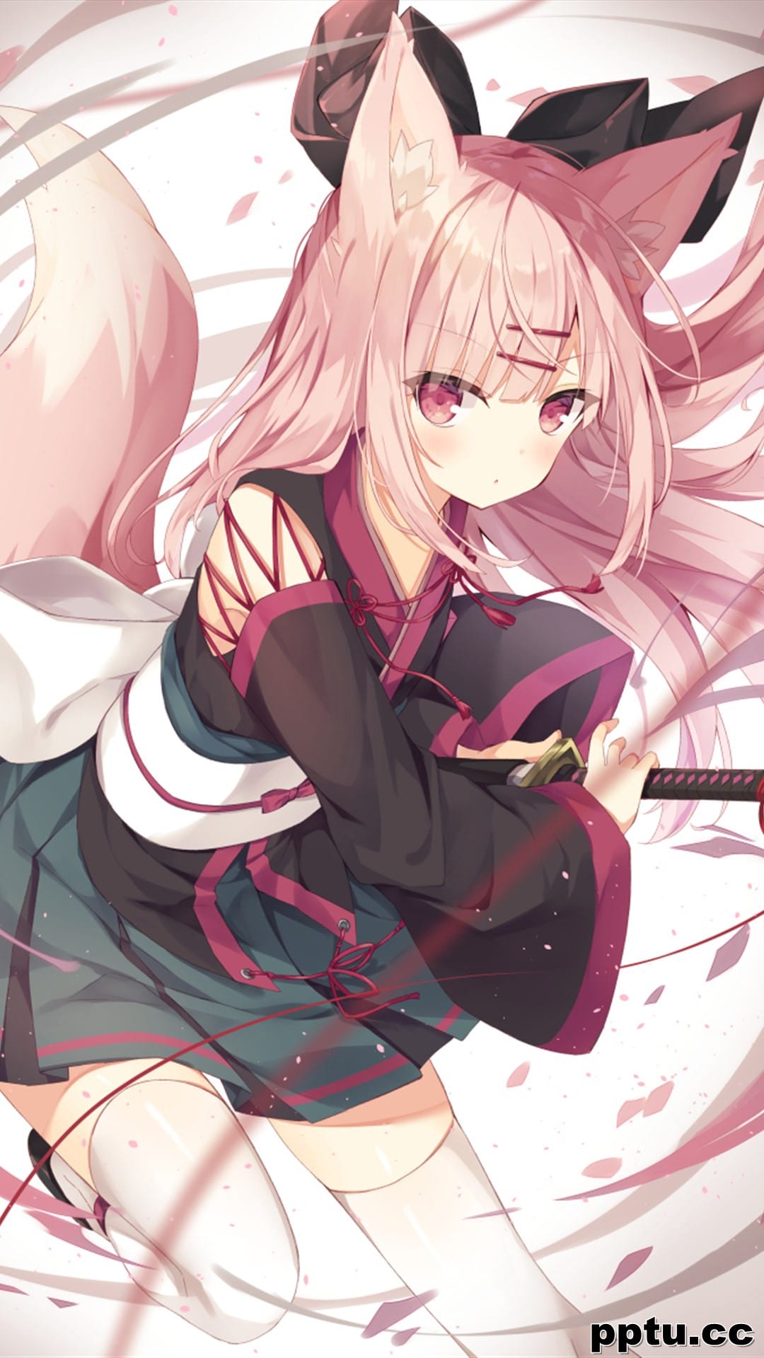 动漫美女唯美插画手机壁纸