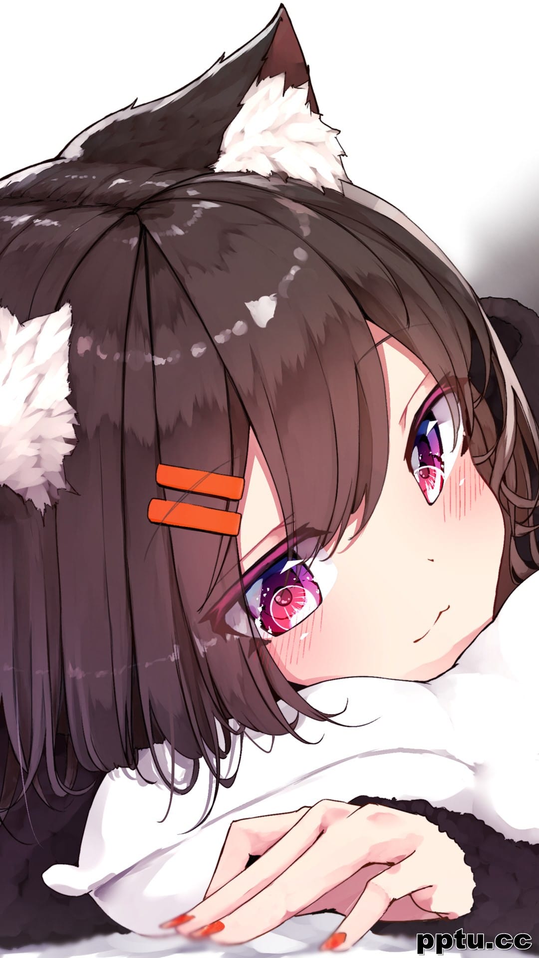 动漫美女唯美插画手机壁纸