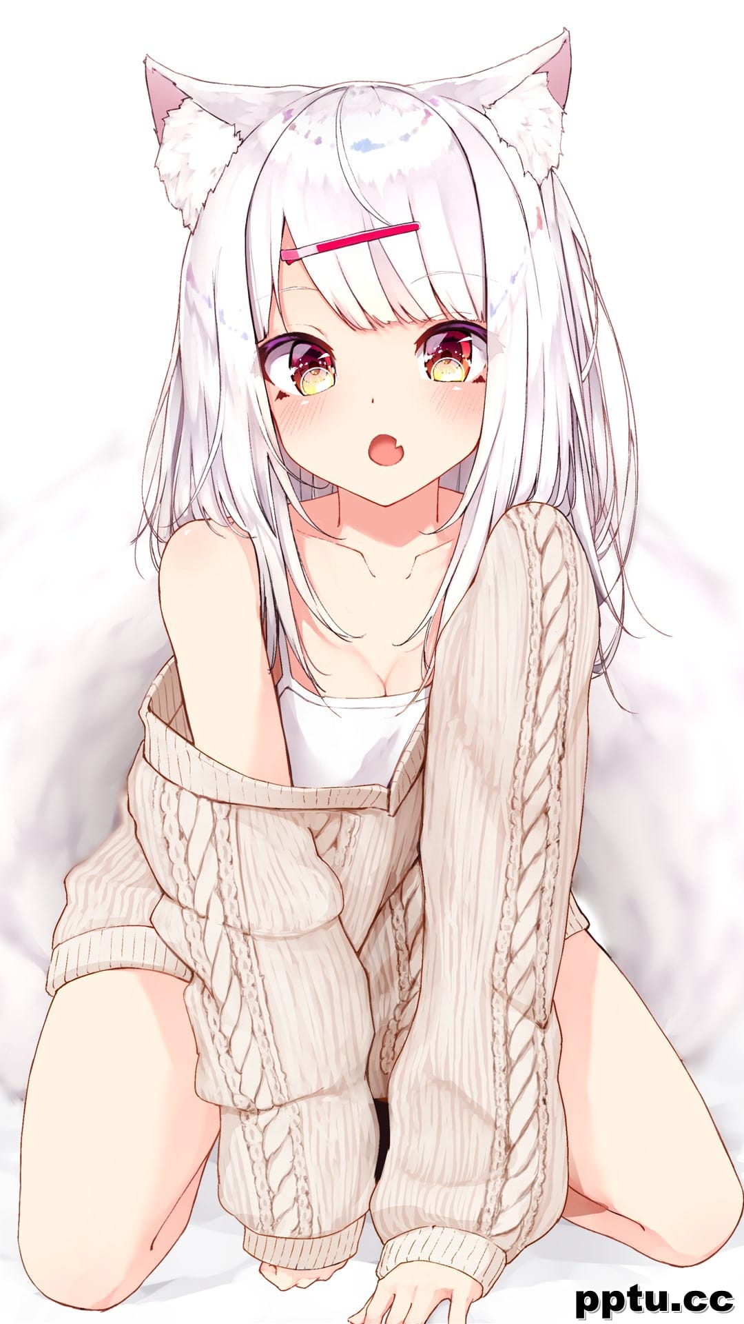 动漫美女唯美插画手机壁纸