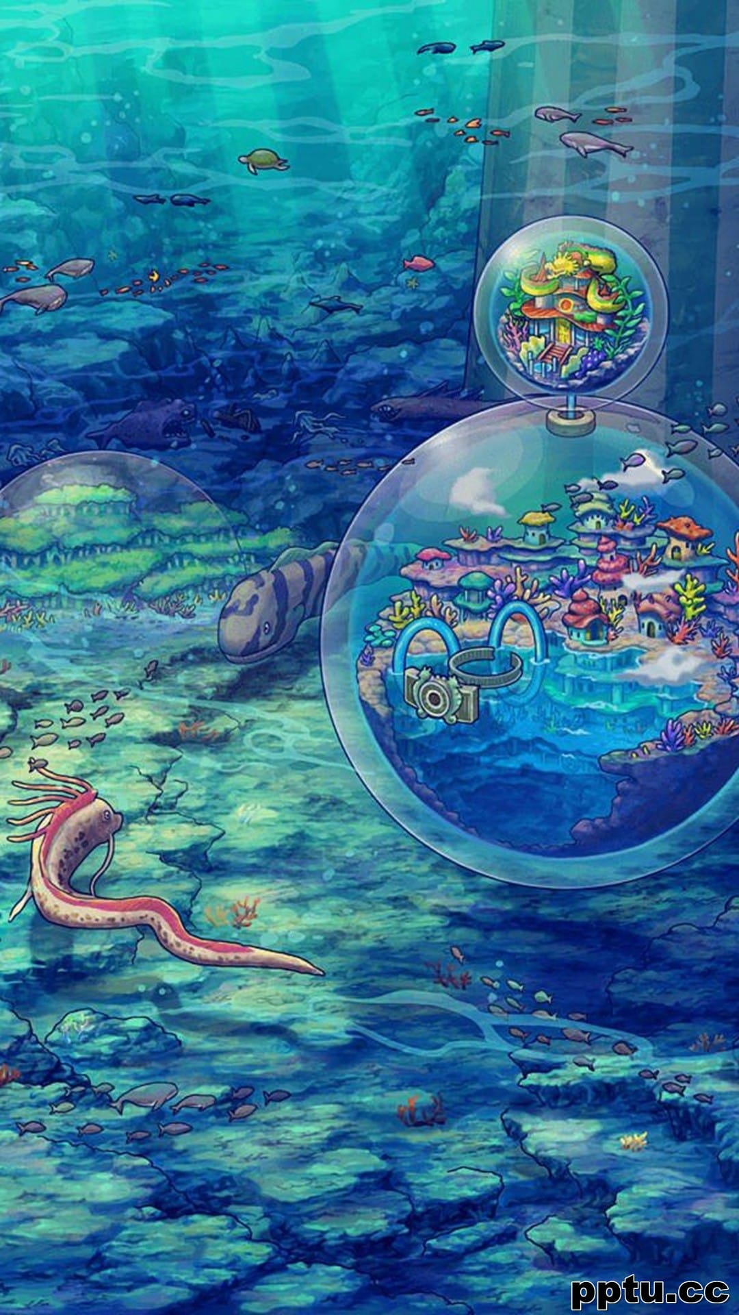 海贼王动漫风景插画手机壁纸