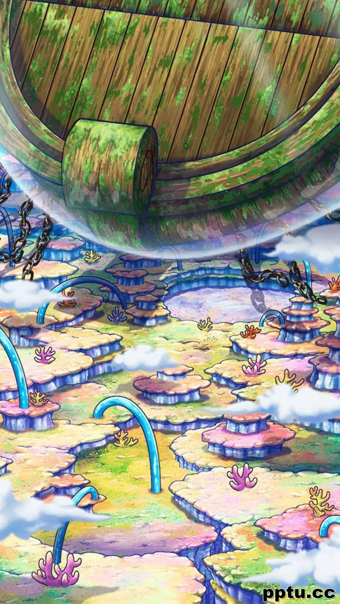 海贼王动漫风景插画手机壁纸