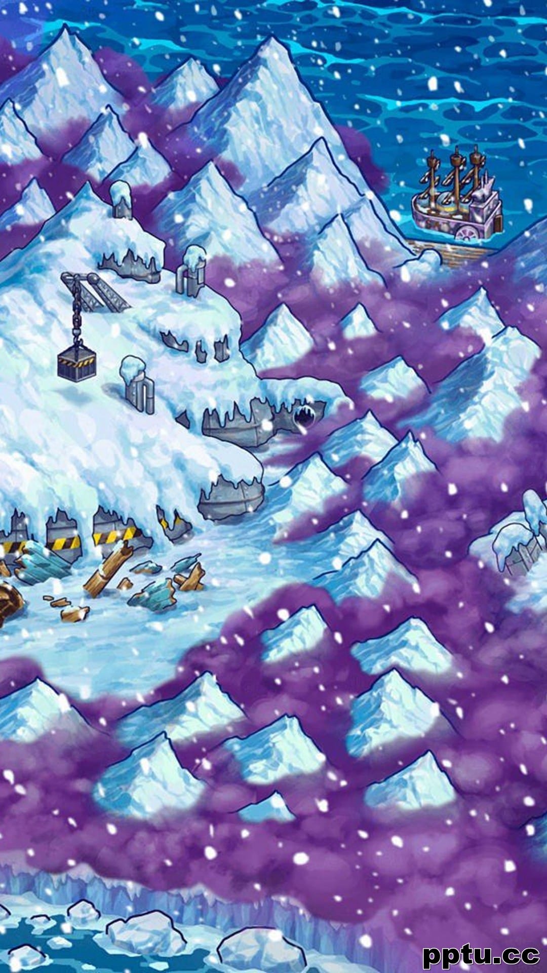 海贼王动漫风景插画手机壁纸