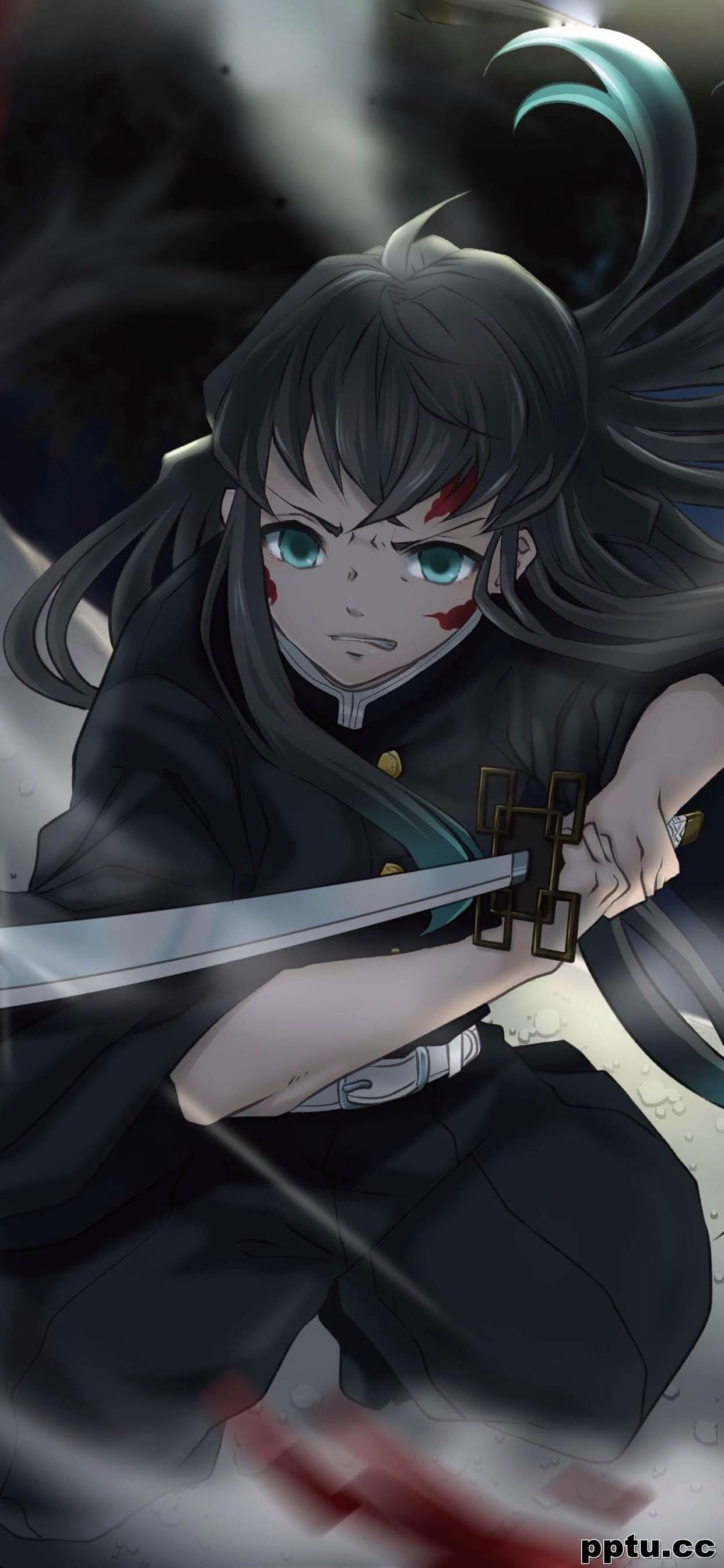 鬼灭之刃人物插画高清手机壁纸-皮皮兔动漫