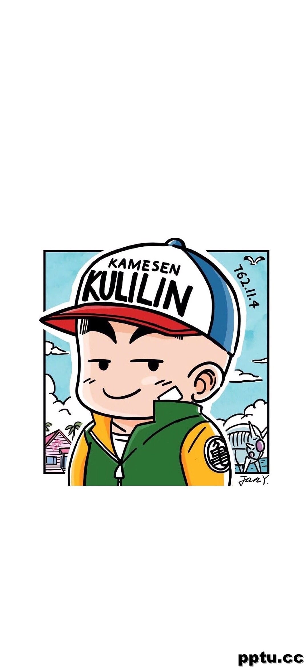 七龙珠克林卡通高清手机壁纸