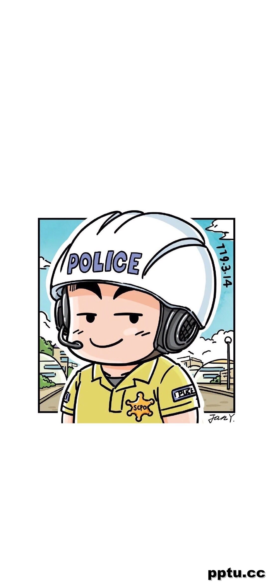 七龙珠克林卡通高清手机壁纸