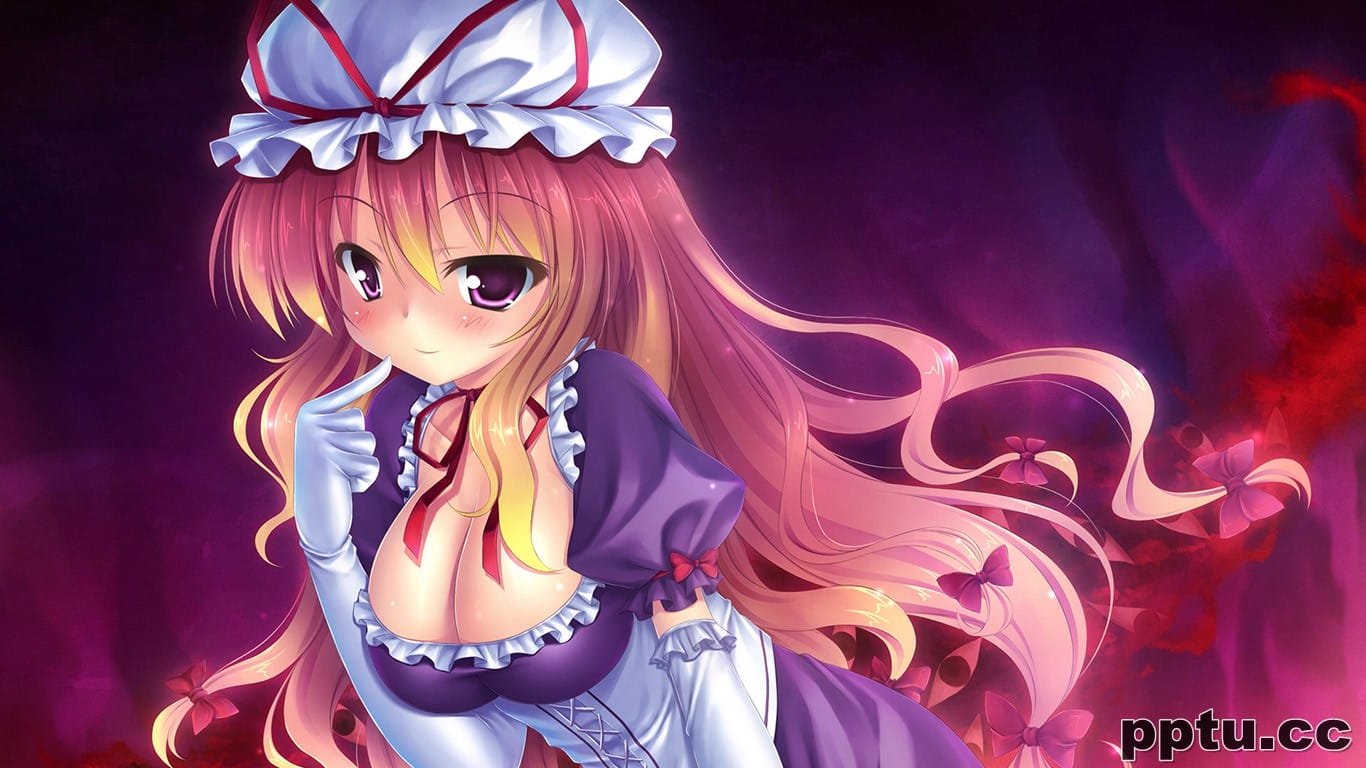 动漫美女图片八云紫萌娘-皮皮兔动漫