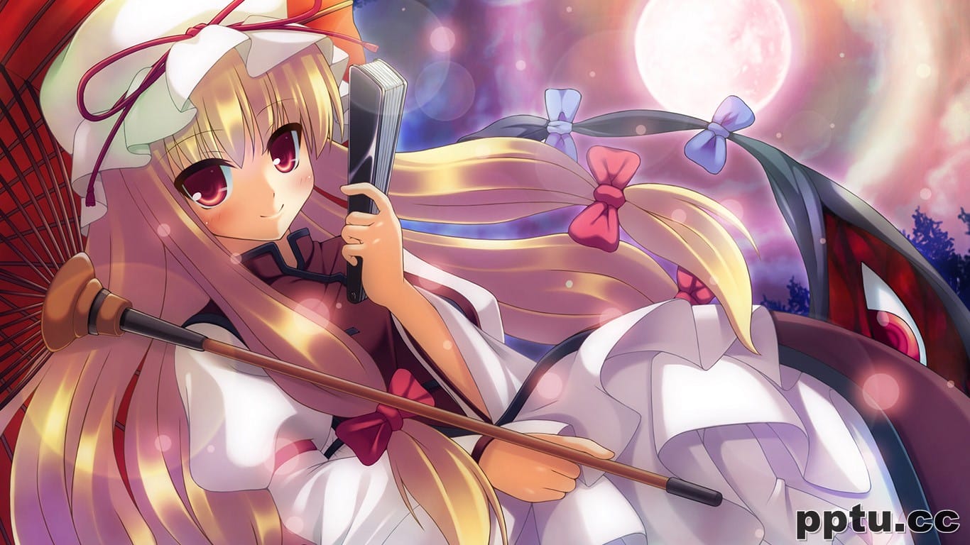 动漫美女图片八云紫萌娘