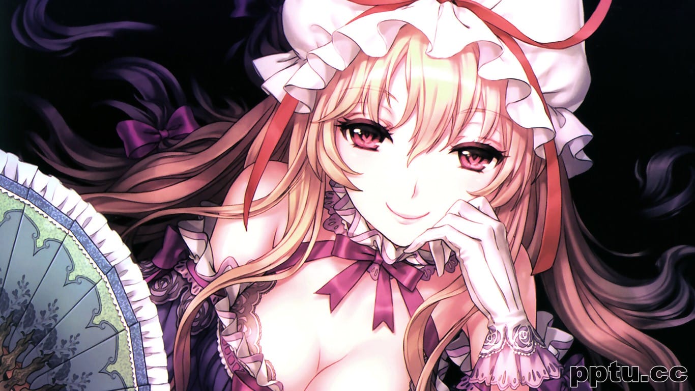 动漫美女图片八云紫萌娘